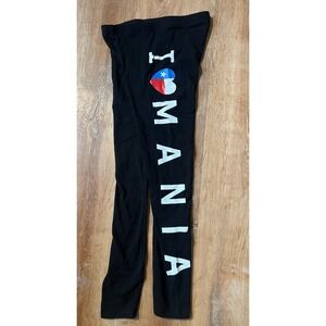 WWE WrestleMania 38 Dallas‎ Texas Black Leggings Womens Size S